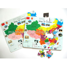 magnetic globe shape paper preschool jigsaw puzzle